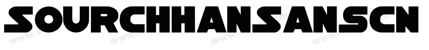 SourchHanSansCN Ligh字体转换